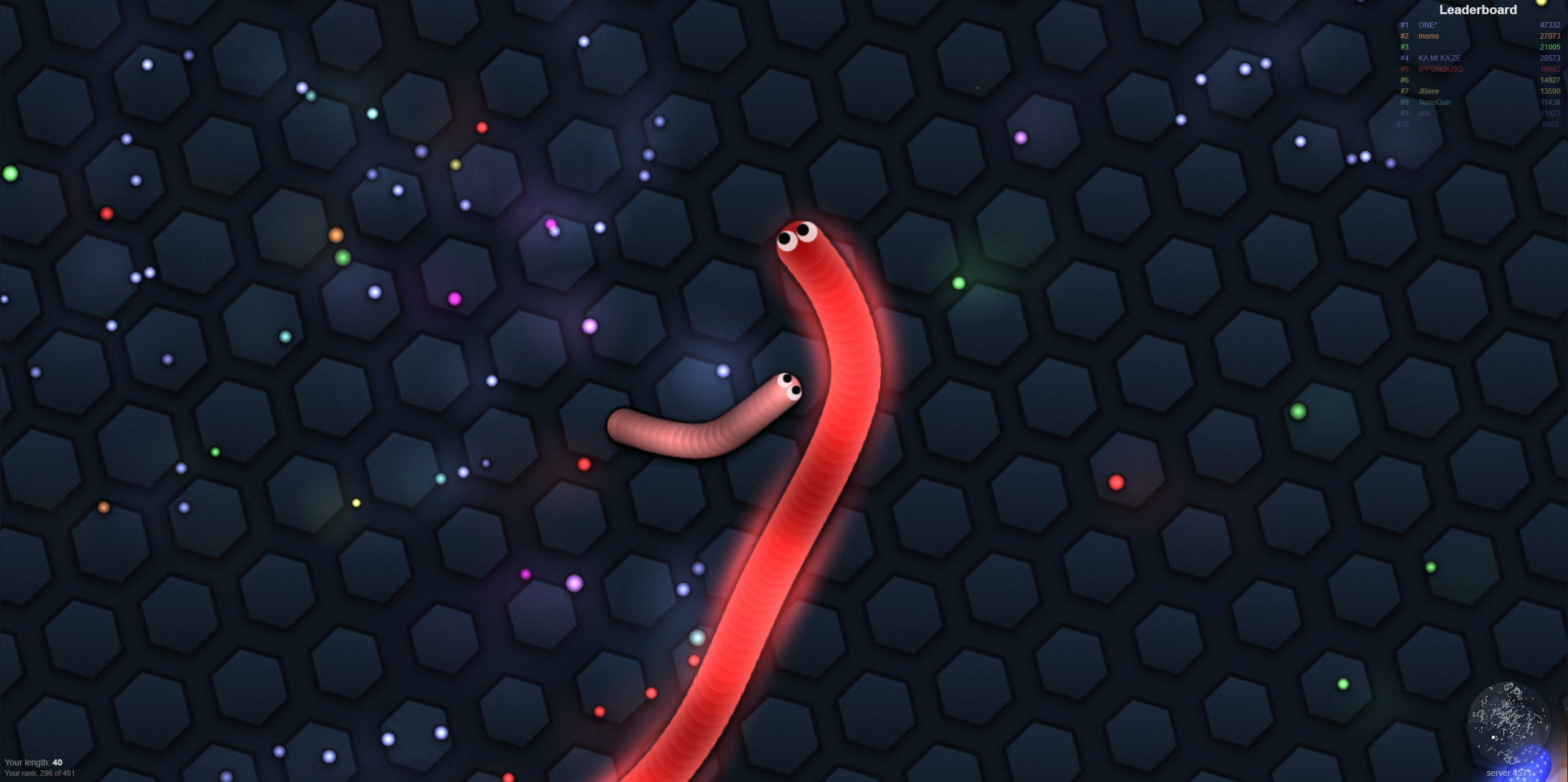 贪吃虫小游戏281