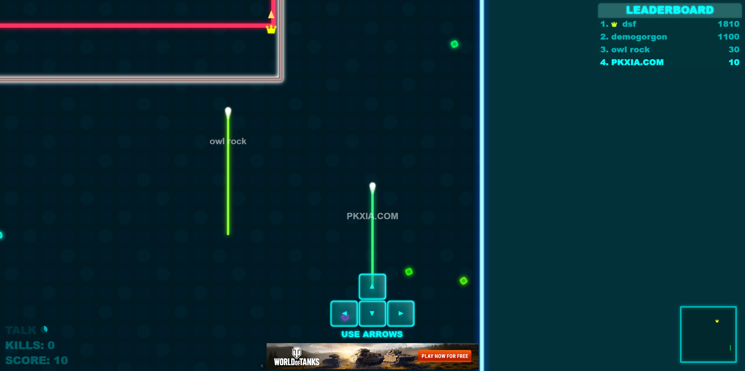 多人在线贪吃蛇小游戏337